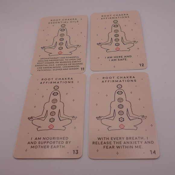 Set of 100 Chakra Cards-Channel More Confidence Creativity and Joy In Your Life - Picture 11 of 13
